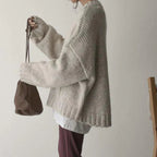 Comfy Oversized Sweater with Handy Pocket