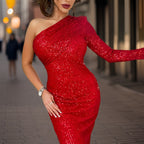 Elegant Sequin Evening Dress