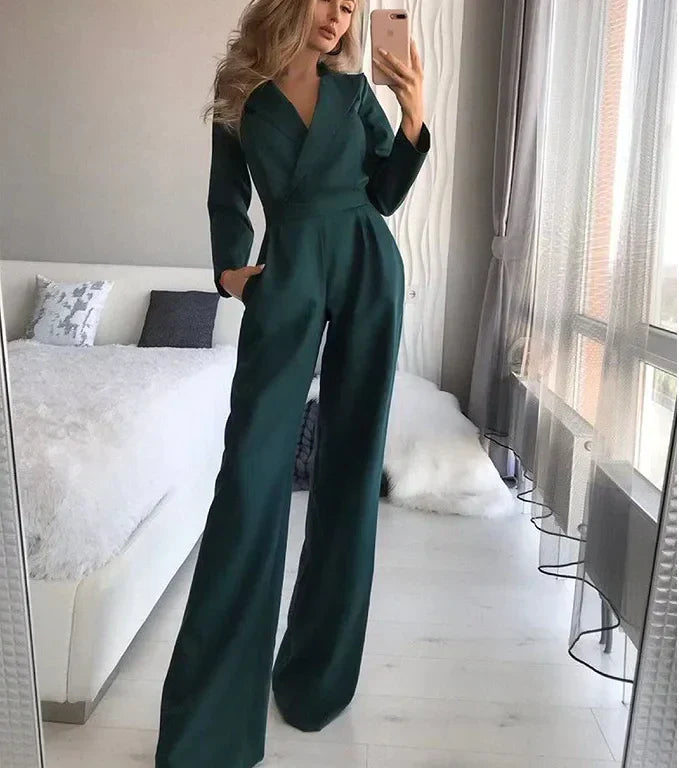 Chic Women's Flared Jumpsuit