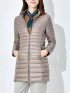 Custom-Fit Lightweight Down Jacket for Women