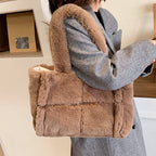 Dante Plush Handbag | Chic Winter Must-Have for Women