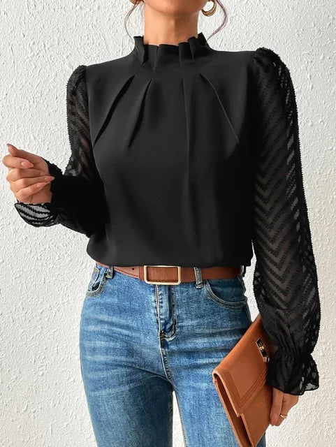 Fabiana - Elegant Long-Sleeve Top