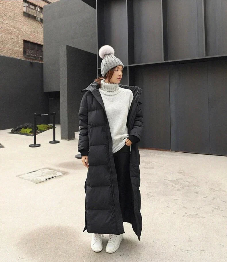 Chic Wind-Resistant Winter Coat