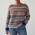 Vibrant Plus Size Knit Sweater for Women