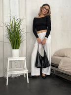 Retro-Style Distressed Leather Tote Bag