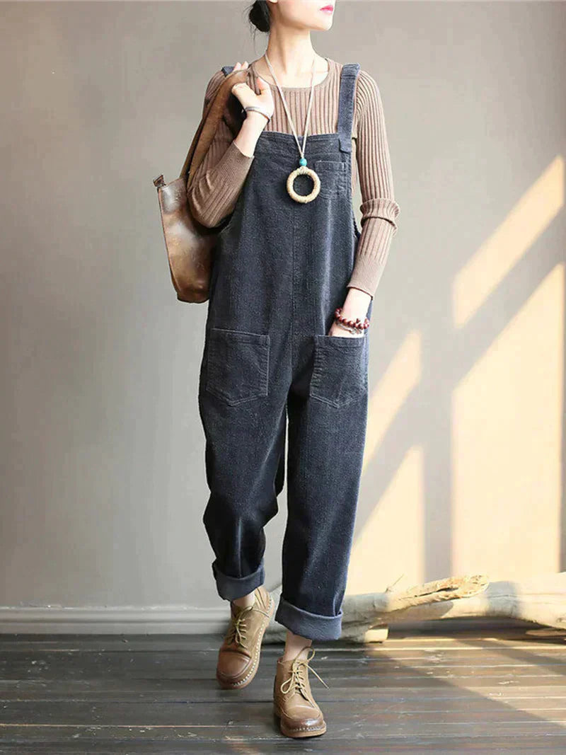 Women's Corduroy Dungarees