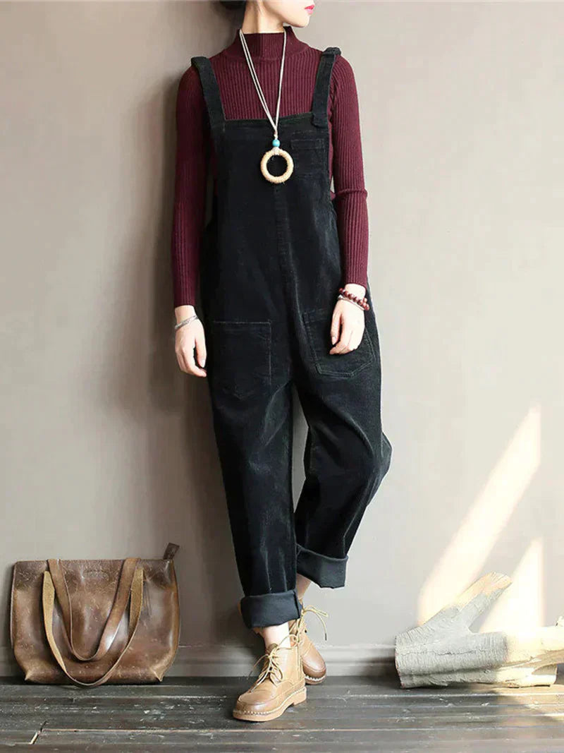 Women's Corduroy Dungarees