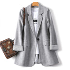 Women’s Relaxed Fit Long Sleeve Blazer