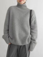 Chic Women's Knit Turtleneck Sweater