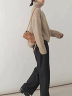 Chic Women's Knit Turtleneck Sweater