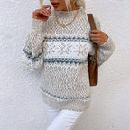Chic Women's Winter Knit Pullover