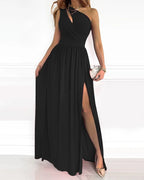 Chic One-Shoulder Maxi Dress