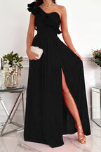 One-Shoulder Asymmetrical Dress