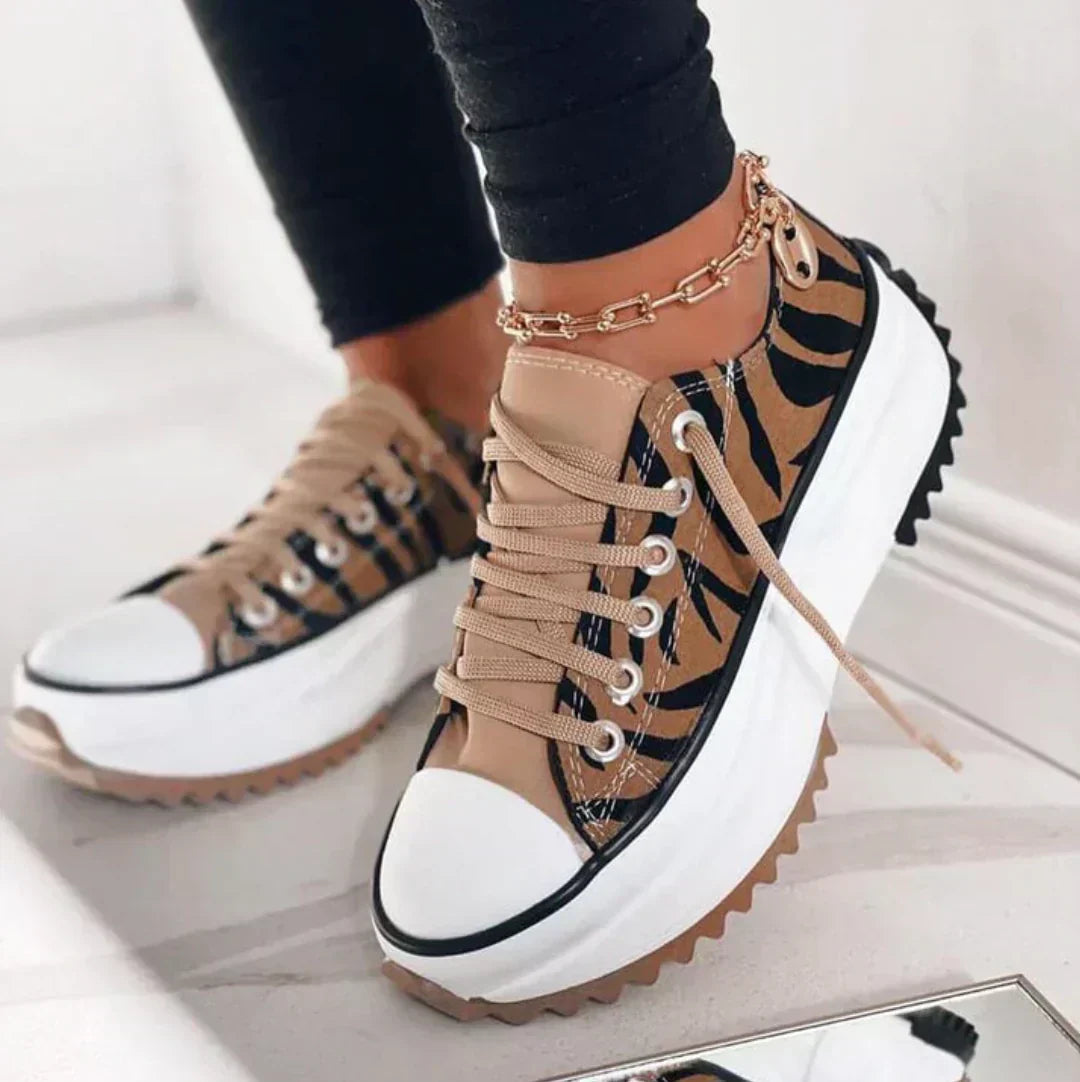 Cozy Women's Platform Sneakers