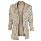 Sequin-Decorated Blazer Vest