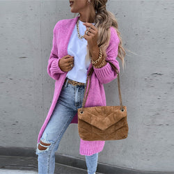 Supreme Softness Women's Long Knit Cardigan for Ultimate Comfort