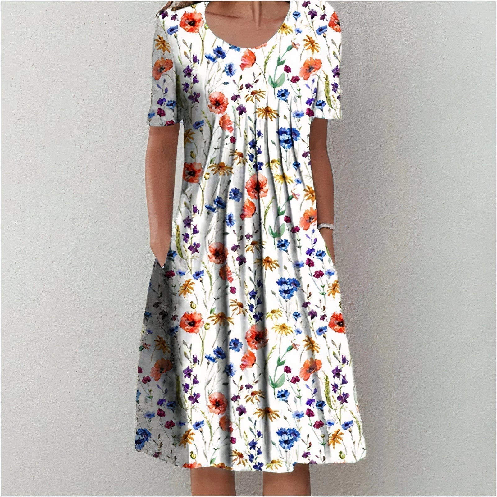 Flora - Stylish Cotton Dress