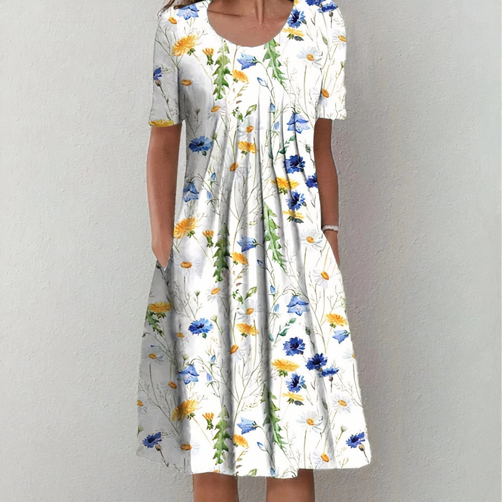 Flora - Stylish Cotton Dress
