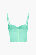 Mesh Underwire Bustier Top