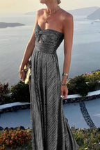 Off-Shoulder Maxi Dress for Women