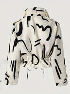 Chic Women's Stand-Up Collar Jacket