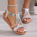 Boho Chic Braided Wedge Sandals