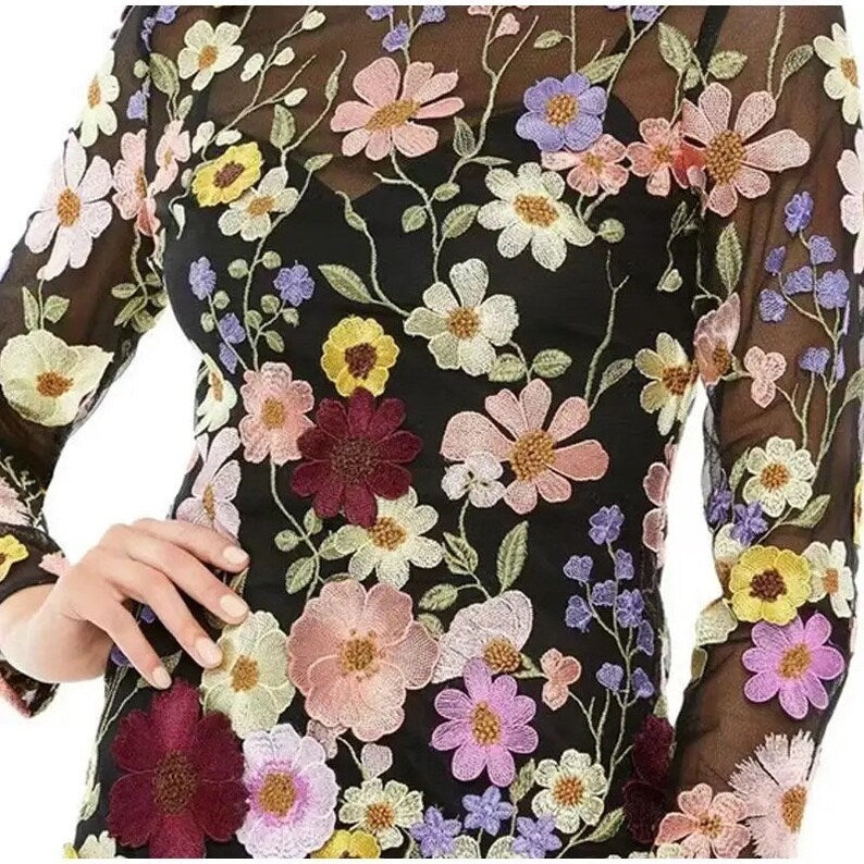 Unique Handmade Floral Dress