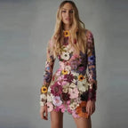 Unique Handmade Floral Dress