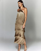 Elegant Fringed Dress for a Stylish Appeal