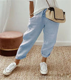 Stylish Cotton-Linen Pants