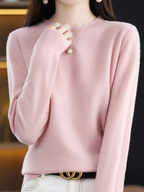 Ultimate Warmth Cozy Long-Sleeve Wool Sweater