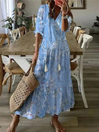 Boho Chic Natural Dress
