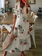 Boho Chic Natural Dress